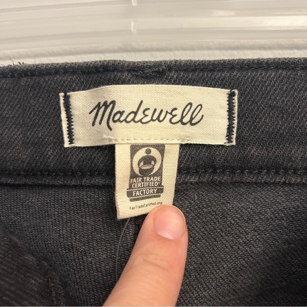 Madewell Black Jeans 10” High-Rise Skinny Size 24 NWT - Picture 11 of 12